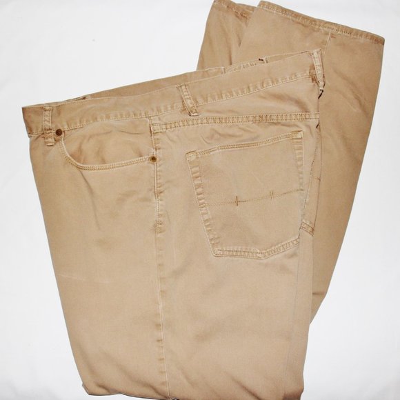 NICE Ralph Lauren Polo 100% Cotton 5 Pocket Jeans, 38 X 32 Khaki Tan - Picture 3 of 7